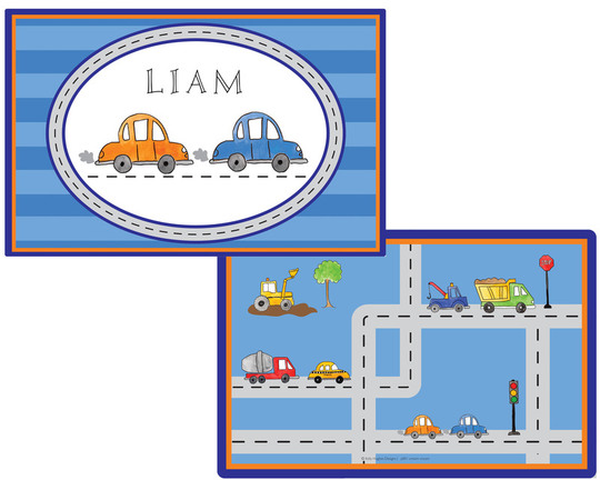 Vroom Vroom Laminated Placemat